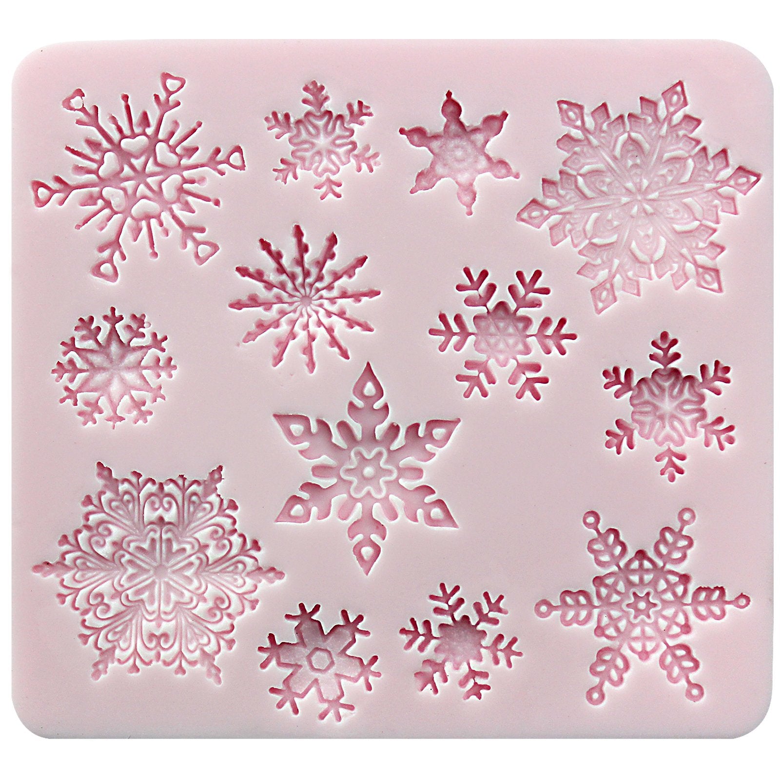 Funshowcase Mini Snowflake Lace Silicone Mold